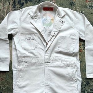 GOOGLE White Donut Shop Jumpsuit